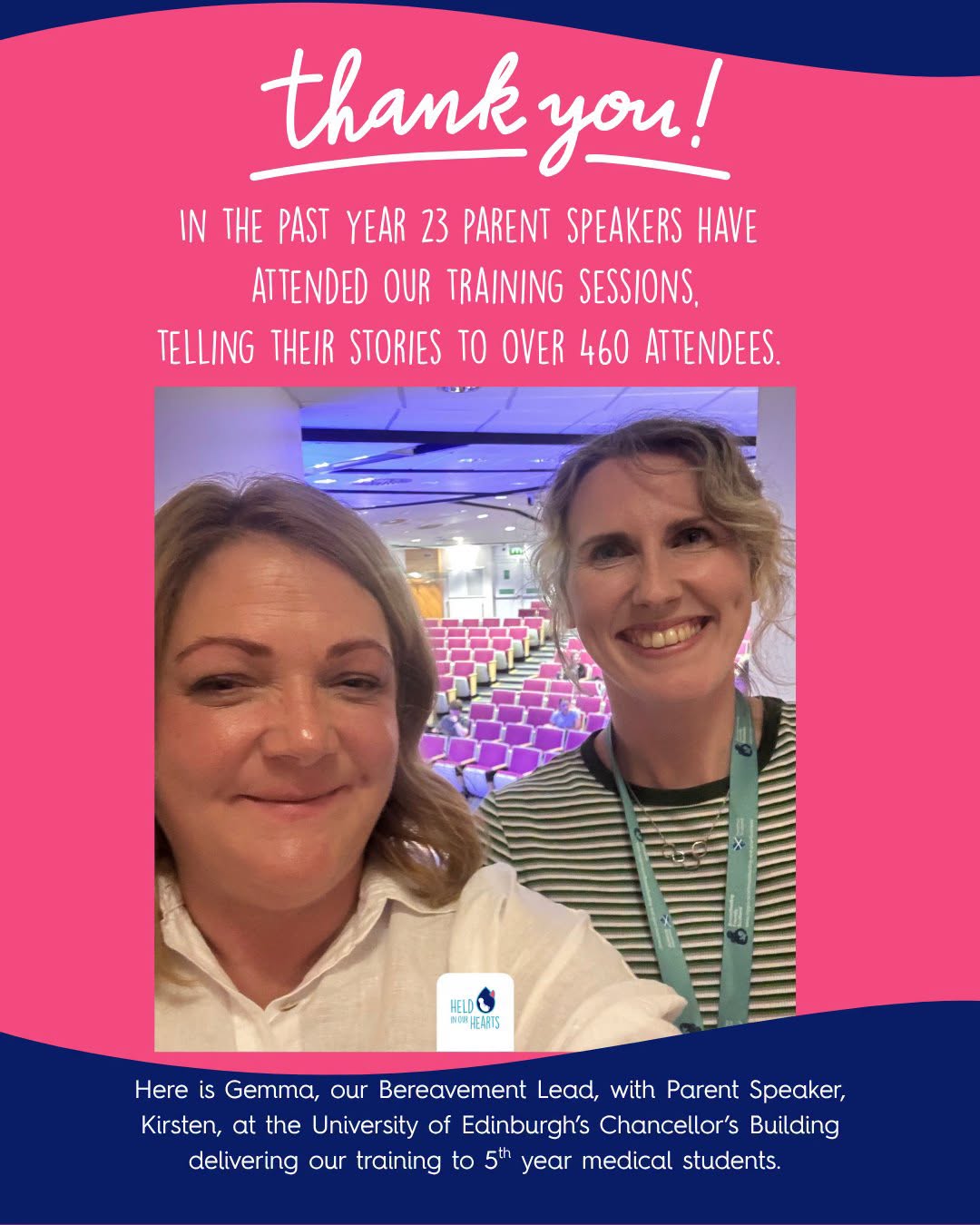 Parent Speakers, thank you x